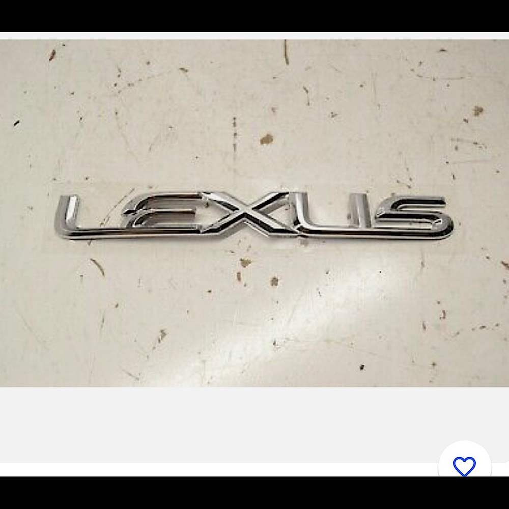 New in Package Lexus Backdoor Nameplate OEM
